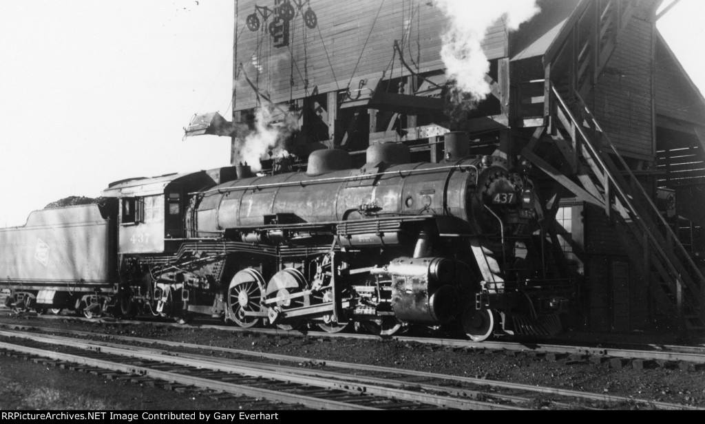 MILW 2-8-2 #437 - Milwaukee Road